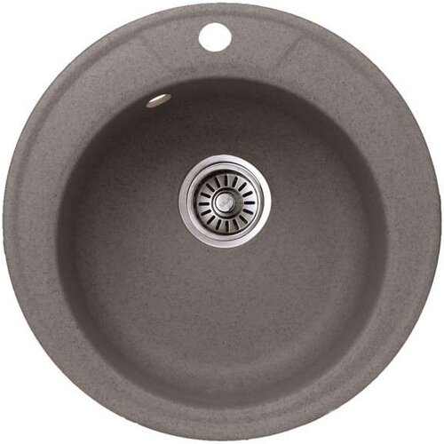 Inter Ceramic Sudopera usadna okrugla 49x49x20 sifon 11 cm granit siva+s1 Cene