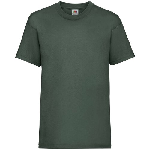 Fruit Of The Loom Green Kids Cotton T-shirt Slike