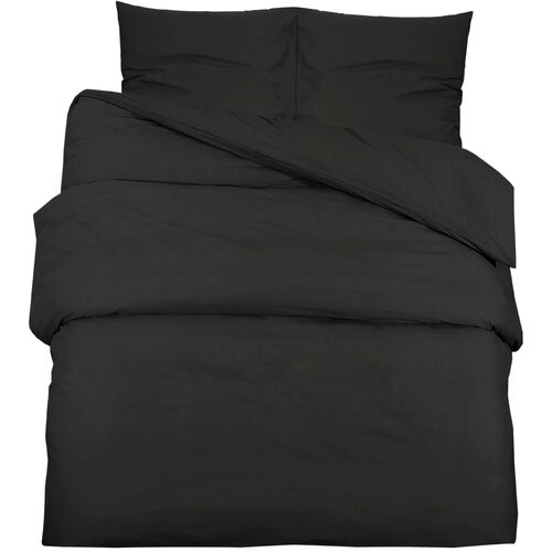 Maison Chic Komplet posteljnine - Posteljnina črna 200x200 cm lahka mikrovlakna, (21786677) Cene