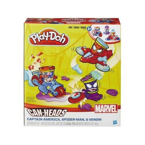 Playdooh 456B0606 Marvel plastelin Slike