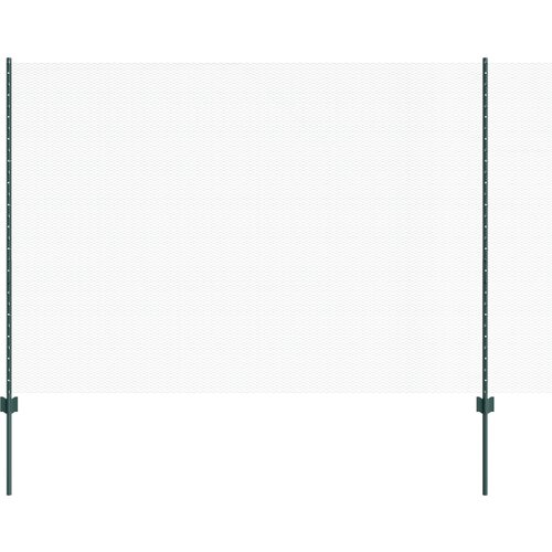 vidaXL Ograje 11 kos U-kanal Zelena 160 cm Jeklo, Šesterokotna ograja Zelena 1,6x50 m Jeklo, (22110939) Cene