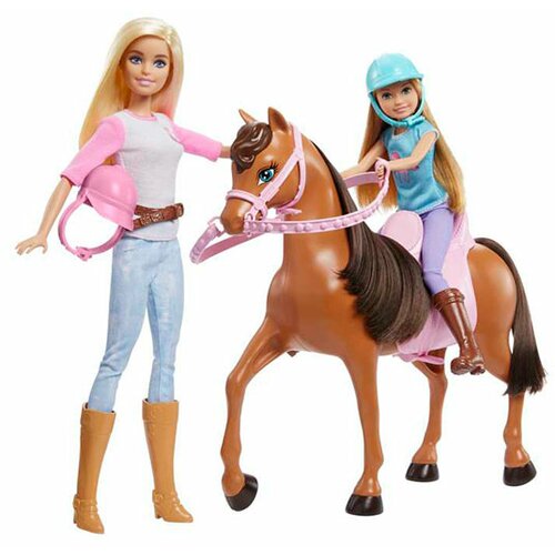 Barbie Barbika set Barbi i Stejsi sa konjem 954555 Slike