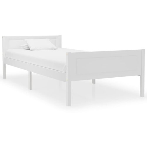  okvir za krevet od masivne borovine bijeli 100 x 200 cm Cene