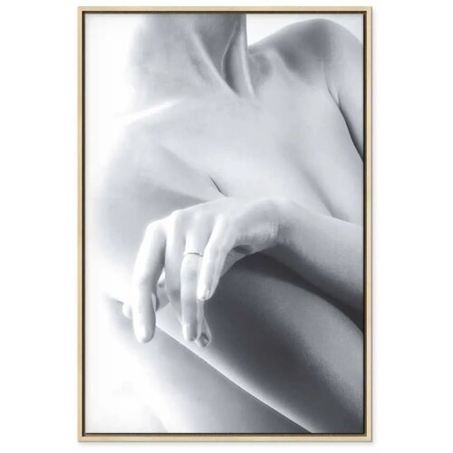  Slika - Feminine Delicacy (1 Part) Vertical 40x60 U prirodnom drvenom okviru Slike