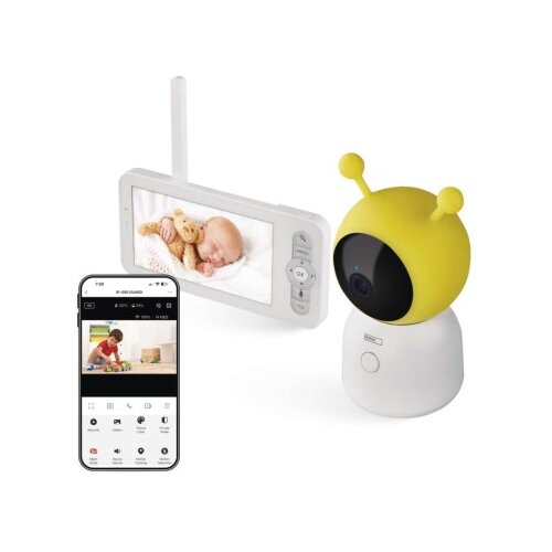  GoSmart Vrtljiva elektronska varu&amp;scaron;ka IP-500 GUARD z zaslonom in WiFi Slike