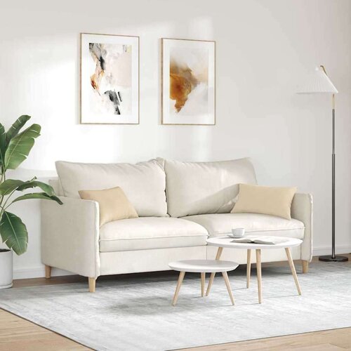 VidaXL jastučići za sofu 2 pcs krema 50 x 30 cm tkanina Slike