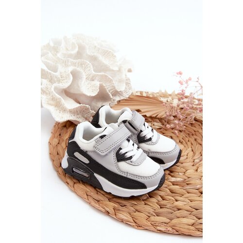 Boto Children's Sneakers with Velcro Grey Krissandra Cene