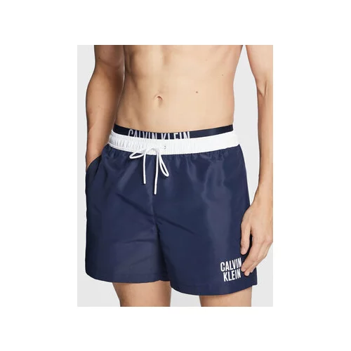 Calvin Klein Swimwear Kopalne hlače KM0KM00791 Mornarsko modra Regular Fit