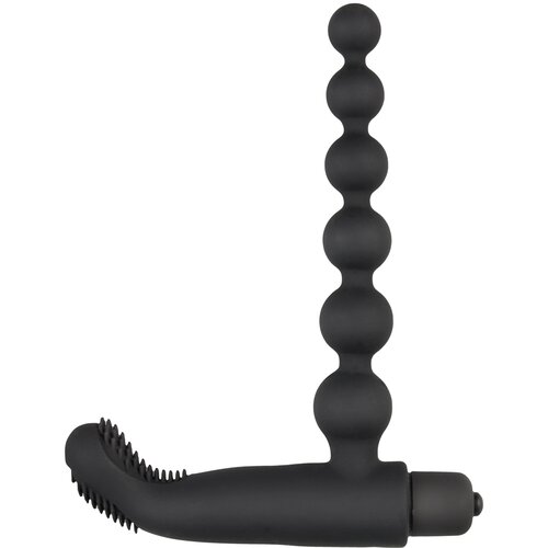 EasyToys - Men Only Vibrator Beaded Buddy, črn Cene