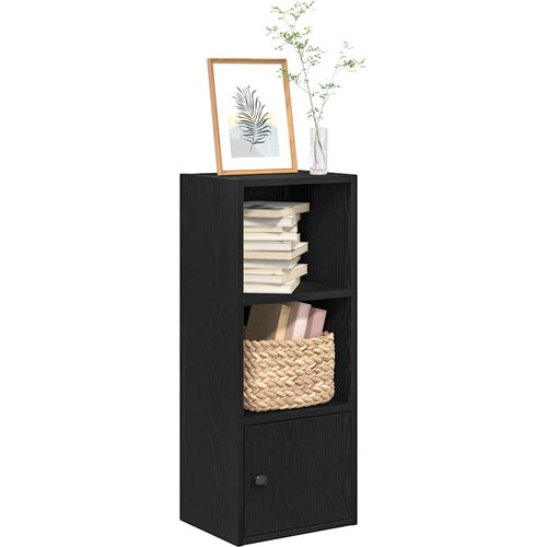  Regal za knjige crni hrasta 31x24x77 cm od konstruiranog drva Cijene