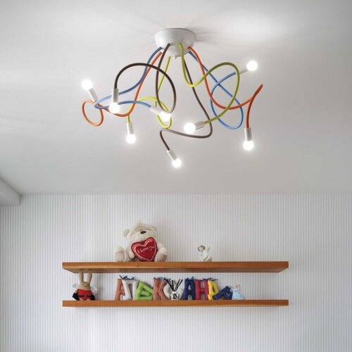 Ideal Lux luster na &amp;scaron;ipci multiflex 8xE14/28W/230V Slike