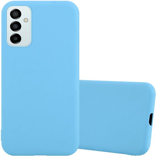 Cadorabo Ohi&amp;scaron;je, združljiv s Samsungom v Candy Blue - Za&amp;scaron;čitni pokrov iz fleksibilnega silikona TPU, (20590244) Slike