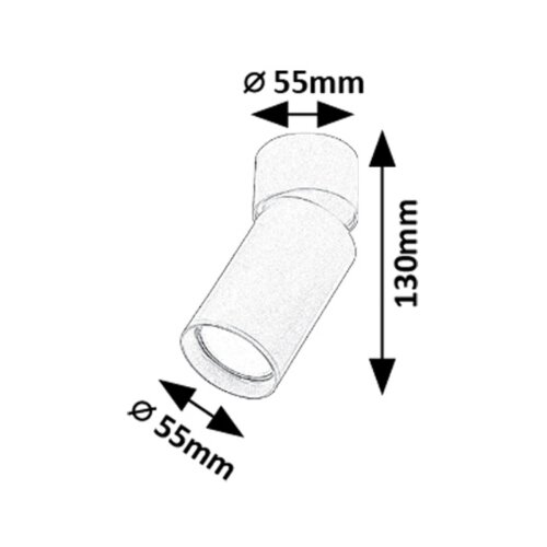 Rabalux spot lampa Mirina, 1x5W, 1xGU10, Zlatne boje Slike