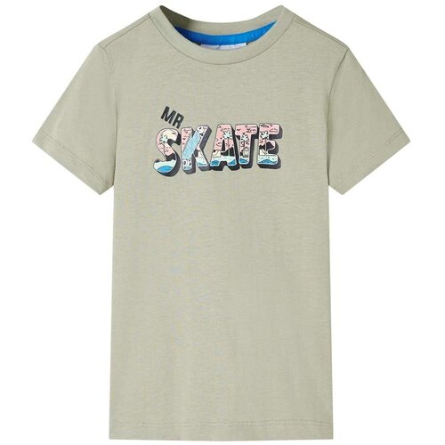  Dječja majica svijetla kaki 128 Cijene