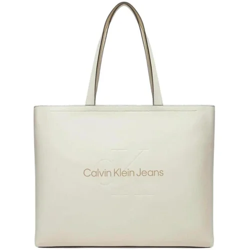 Calvin Klein Jeans SCULPTED SLIM TOTE34 MONO K60K612222 Bijela