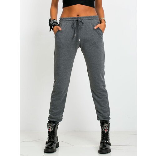 BASIC Feel Good Sweatpants-RV-DR-5040.09X-dark gray Cene