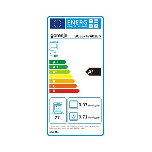Gorenje BOS6747A01BG 738594 vgradna pečica Slike