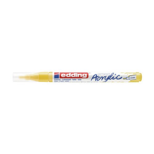 Edding akrilni marker E-5300 fine 1-2mm obli vrh žuta ( 12MA53G ) Slike