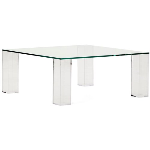 Kave Home Stakleni stolić za kavu 85x85 cm Adularia &amp;ndash; Slike