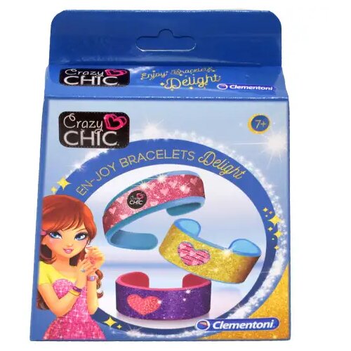 Clementoni Crazy Chic Komplet za izdelavo zapestnic veselja - Cene