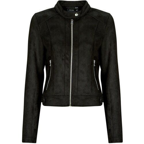 Vero Moda VMJOSE MARI SHORT FAUX SUEDE JACKET BOOS Crna Slike