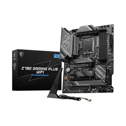 MSI Z790 GAMING PLUS WIFI , LGA 1700, INTEL Z790, 4xDDR5, Dual Channel DDR4 up to 7200+(OC)MHz, 3.0 x16 slot, 4x M.2 slots, 1x U Cijene