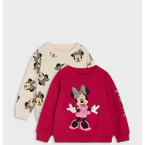 Sinsay Pamučne majice s kapuljačom s printom 2 pack Minnie Mouse Slike
