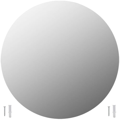 Maison Chic 2 kosi stenskega ogledala - kozmetično ogledalo 70 cm okroglo steklo, (21697957) Cene