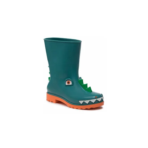 Melissa Gumijasti škornji Mini Rain Boot + Fabul 33677 Zelena