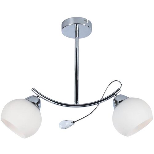  Luster na šipci CONNOR 2xE27/15W/230V sjajni hrom/bela Cene