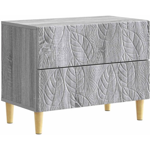  Noćni ormarić Siva Sonoma 62 x 34,5 x 48 cm Konstruirano drvo Cijene
