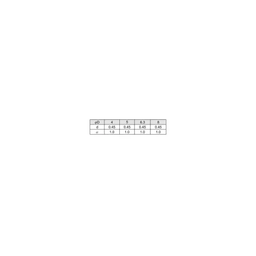 JAMICON STR4R7M1HC05M Elektrolitski kondenzator THT 2 mm 4.7 µF 50 V 20 % (Ø x D) 5 mm x 5 mm 1 ST