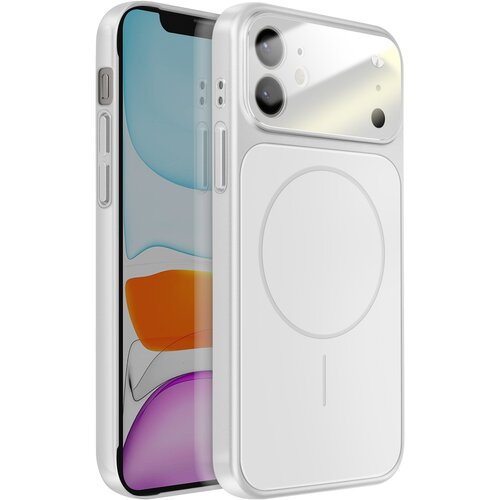 AVIZAR MagSafe ovitek za iPhone 11 &ndash; AG Glass Mate zaključna obdelava, Srebrna, (5000273988) Cene