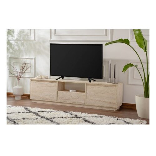 Hanah home TV polica Vanguard Travertine Slike