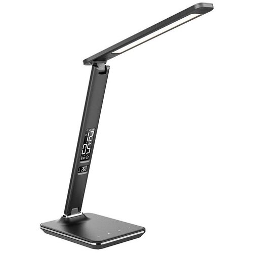 solight WO45-B - prigušiva LED stona lampa sa displejem, LED/9W/230V, crna Cene