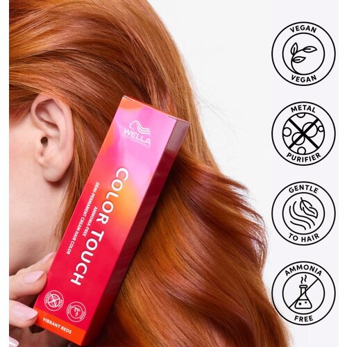 Wella Professionals Color Touch Vibrant Reds barva za lase odtenek 4/57 60 ml Slike