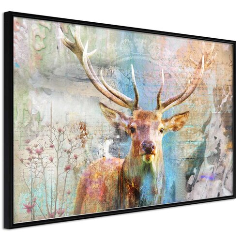  Poster - Pastel Deer 90x60 Slike