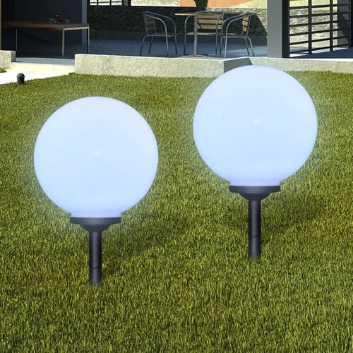 The Living Store Zunanje svetilke za osvetlitev poti 2 kosa LED 30 cm s konico - Vrtna Svetilka, (21418201) Cene