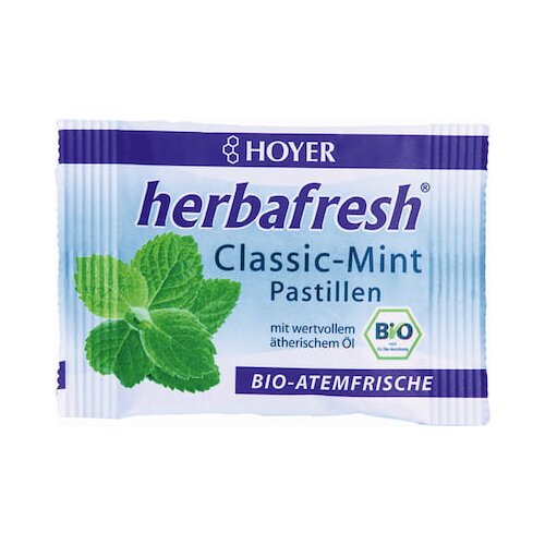 HOYER herbafresh Mint pastile Bio Cene