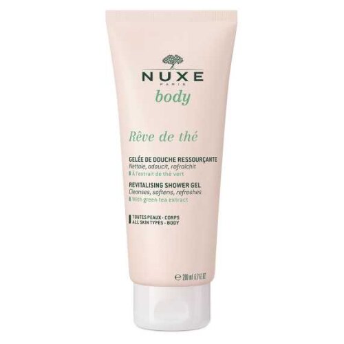 Nuxe Rêve de Thé Revitalising Shower Gel obnovitveni gel za prhanje z zelenim čajem 200 ml za ženske Cene