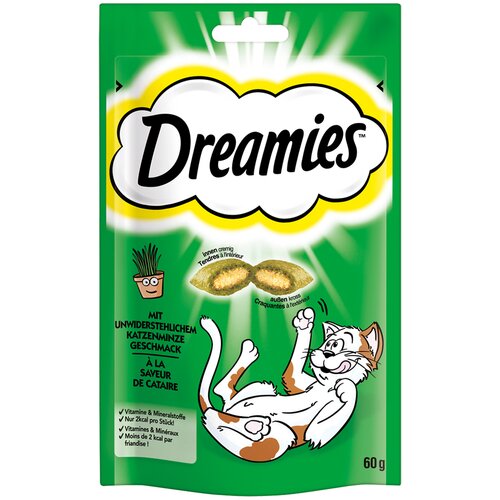 Dreamies mačji prigrizek - Varčno pakiranje: z mačjo meto 6 x 60 g Cene