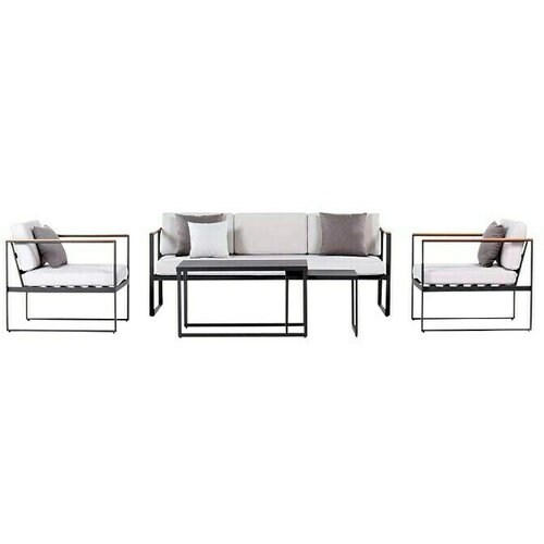 SENSUM Hasseludden Set lounge namje&amp;scaron;taja (Aluminij, Crne boje) Slike