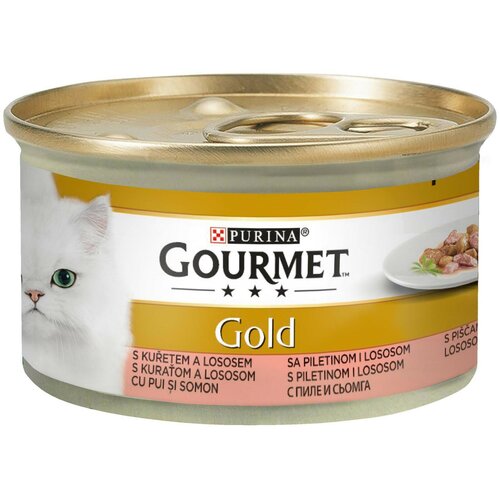 Purina gourmet gold piletina i losos u sosu 85g Cene