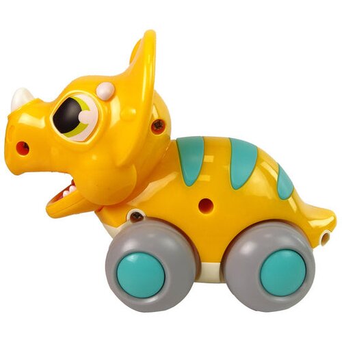  on Wheels Yellow Triceratops Figurine Slike