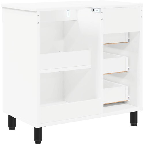 Toaletna jedinica Bijela 60 x 35 x 60 cm Konstruirano drvo Slike