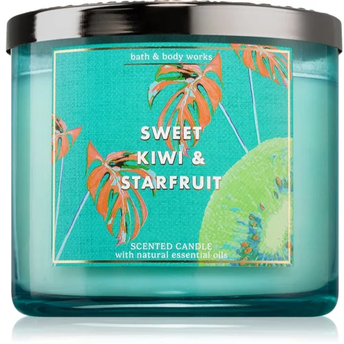 Bath & Body Works Sweet Kiwi & Starfruit dišeča sveča 411 g