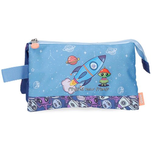 Enso New Friends prazna pernica sa 3 pregrade - Plava ( 98.943.21 ) Cene