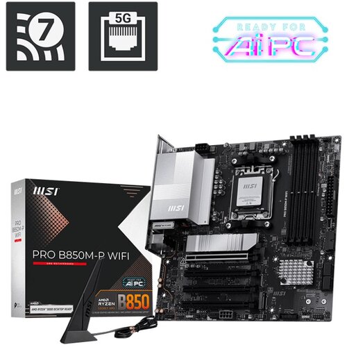 MSI PRO B850M-P WIFI AMD B850 Socket AM5 micro ATX Cijene