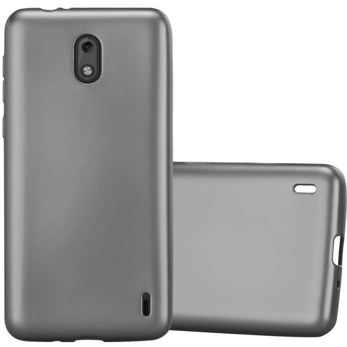  case, združljiv z nokia v kovinsko sivi - za&scaron;čitni pokrov, narejen iz fleksibilnega silikona tpu, (20599103) Cene