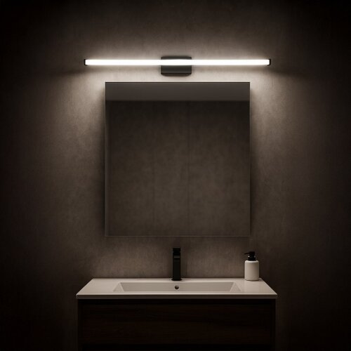  LED osvetljenje za kupatilsko ogledalo MIRORE LED/10W/230V 60 cm IP44 crno Slike